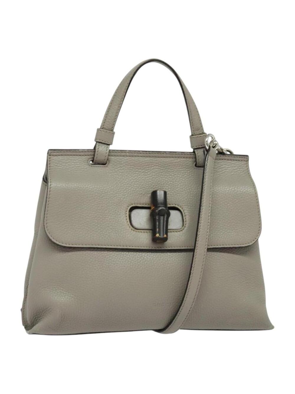 Gucci Bamboo Daily Hand Bag Leather #344233G52B